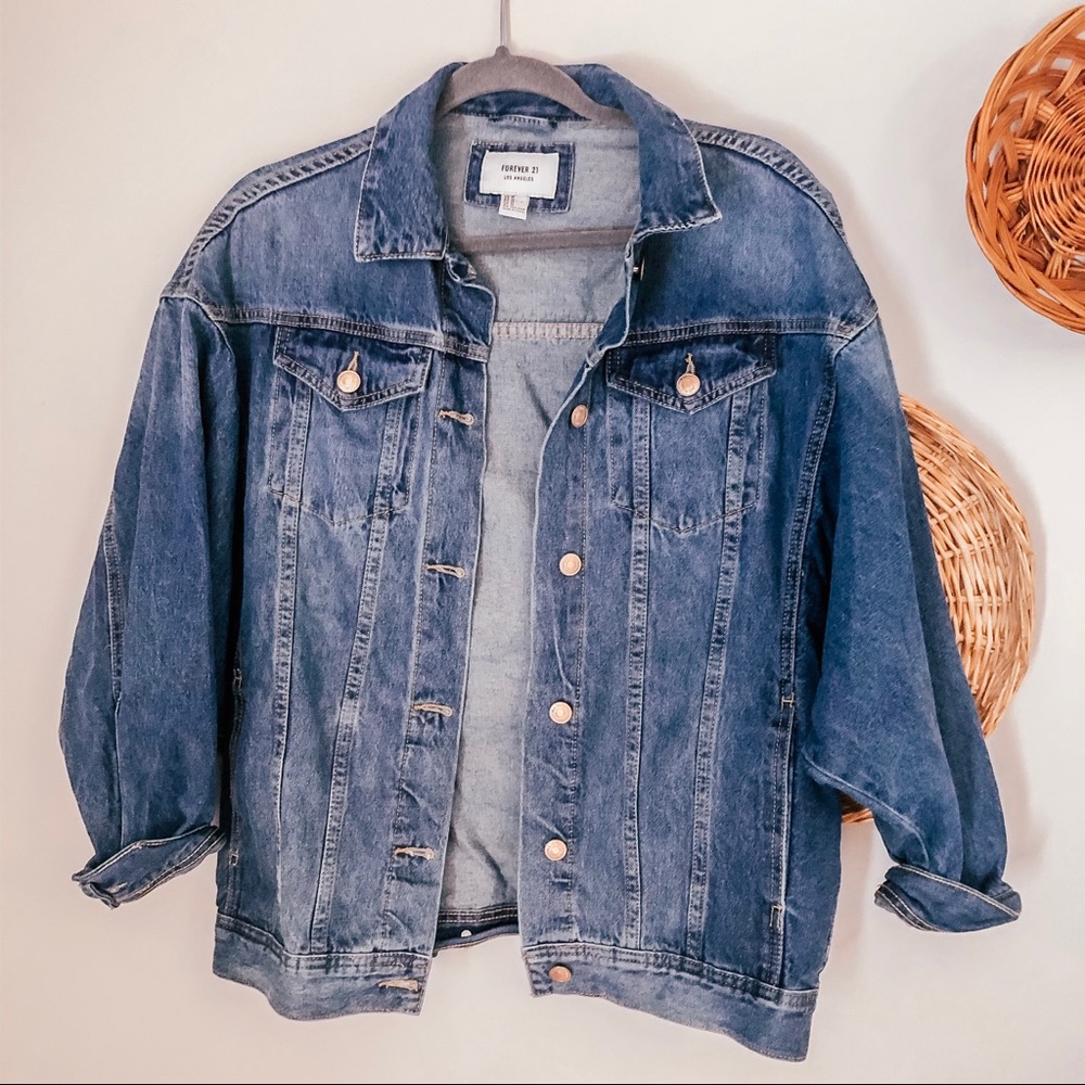 Forever 21 Oversized Jean Jacket